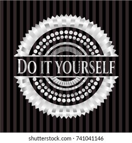 Do it yourself silvery shiny emblem