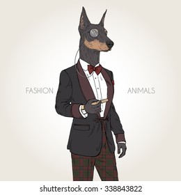 261 Doberman in suit Images, Stock Photos & Vectors | Shutterstock