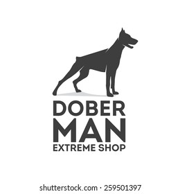  Doberman Vector Logo