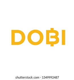 dobi coin vector logo