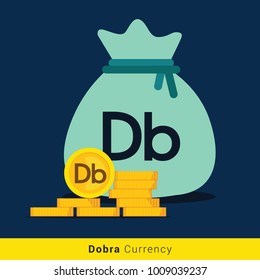 Dobra Money bag icon with sign