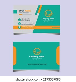 Dobule side creative modern and clean business card template