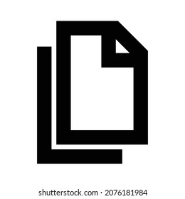 Doc Bold Outline Vector icons that can easily modify

