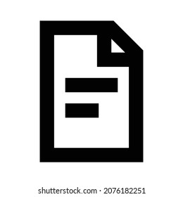 Doc Bold Outline Vector icons that can easily modify

