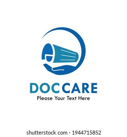 Doc care logo template illustration