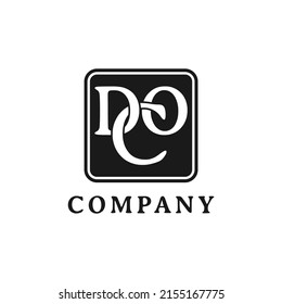 DOC DCO ODC Letter Logo Initials Design