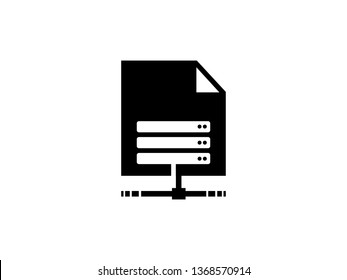 Doc Drive Logo Template, Icon, Symbol - Vector