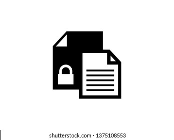 Doc Secure Logo Template, Icon, Symbol - Vector