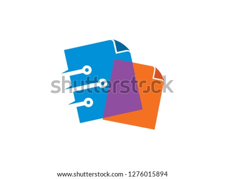 Doc Technology Logo Template, Symbol, Icon