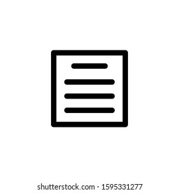 Doccument icon template. Vector illustration 