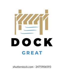 Dock Icon Logo Design Template