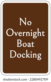 Dock warning sign and labels