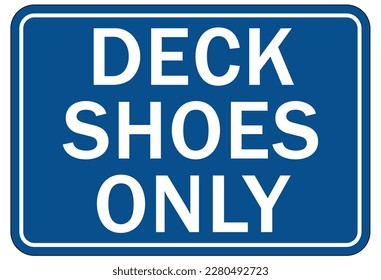 Dock warning sign and labels