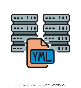 docker erstellen schwarze Linie Symbol. Vektor isoliertes Element.Bearbeitbarer Strich