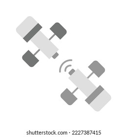 Docking of Spacecraft icon vector image. Can also be used for Space. Suitable for mobile apps, web apps and print media.