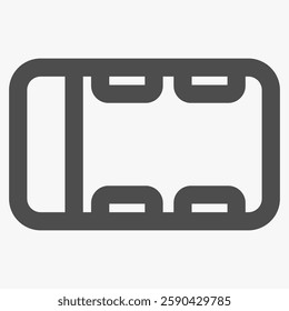 docking station, simple computer hardware icons