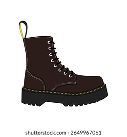 docmart Boot Vector Illustration art