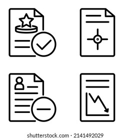 Docs1-2-flaches Symbol einzeln auf weißem Hintergrund