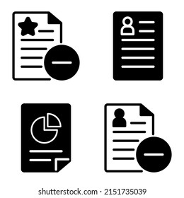 Docs1-2g+ Conjunto De Iconos Planos Aislados En Fondo Blanco