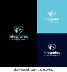 doctor and animal health logo design premium 