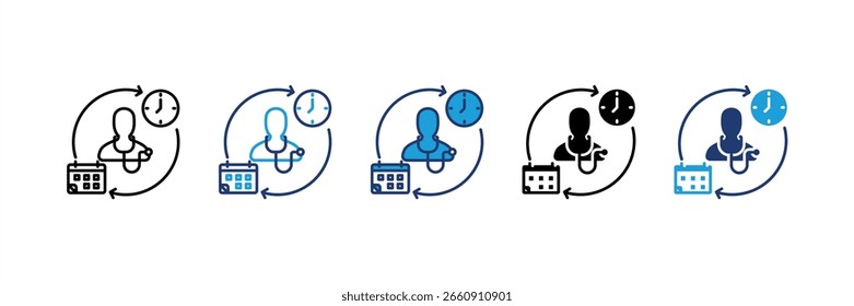 Doctor Appointment Icon Set Multiple Style Collection