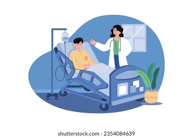 Doctor Asked About The Health Of The Patient