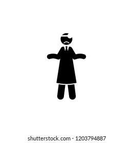 doctor, asking icon. Element of cyber monday icon for mobile concept and web apps. Glyph style doctor, asking icon can be used for web and mobile
