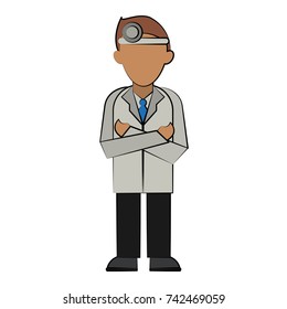 doctor avatar full body icon image 