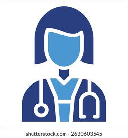 Elemento de icono de avatar médico para diseño