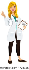Doctor avatar / vector / icon / logo