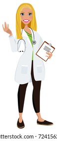Doctor avatar / vector / icon / logo
