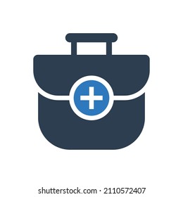 Doctor Bag Icon - First Aid Kit Icon