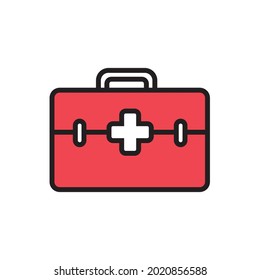 Doctor Bag Icon Vector Illustration