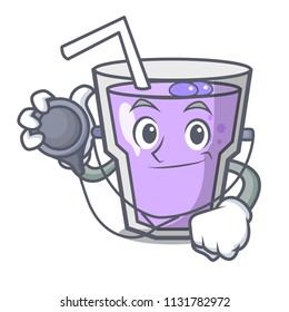 Doctor berry smoothie character cartoon