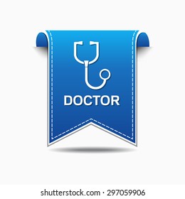 Doctor Blue Vector Icon Design