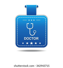 Doctor Blue Vector Icon Design