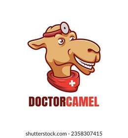 Doctor camel pet care logo design