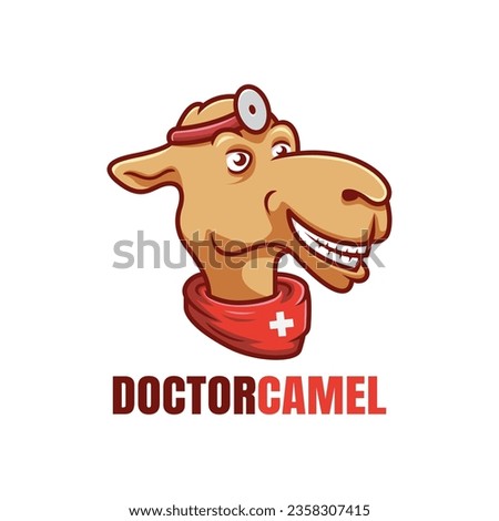 Doctor camel pet care logo design