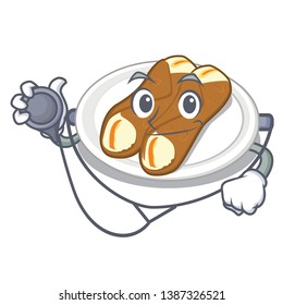 Doctor cannoli is served on mascot plate
