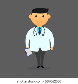 Doctor cartoon vector illustrator