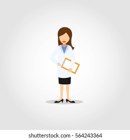 Doctor Character Design Vector.