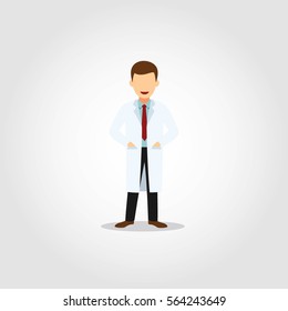 Doctor Character Design Vector.