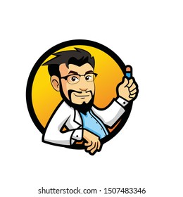 doctor character mascot vector design 