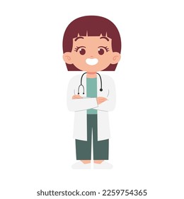 Doctor character. Medical concept illustration
