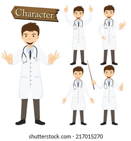 Doctor character set vector