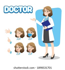 Doctor Character Sheet Template Can Be Stock Vector (Royalty Free ...