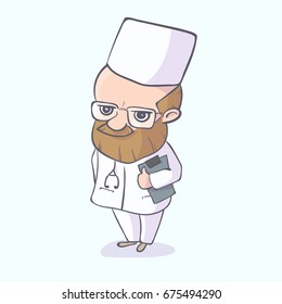 Doctor character standing