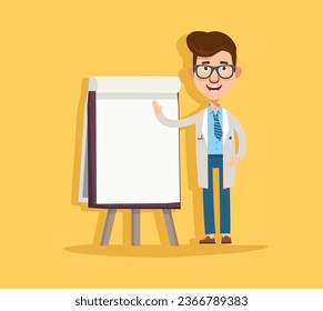 Doctor Character Vector Concept Design