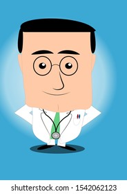 Doctor Character Vectorial Illustration Icon Avatar