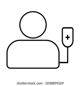 Doctor Checking a Patient Icon